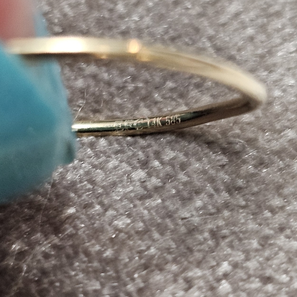 Solid Gold Diamond Ring Ef Collection - image 5